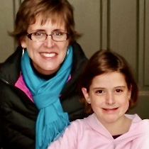Diane Burns and her child