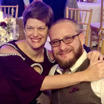 Brady Sellet with spouse