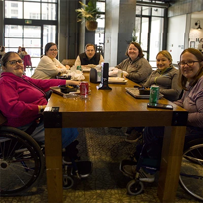 Lunch bunch february people ta table