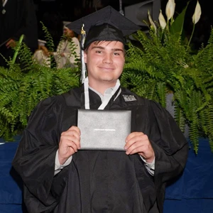 Landon graduating